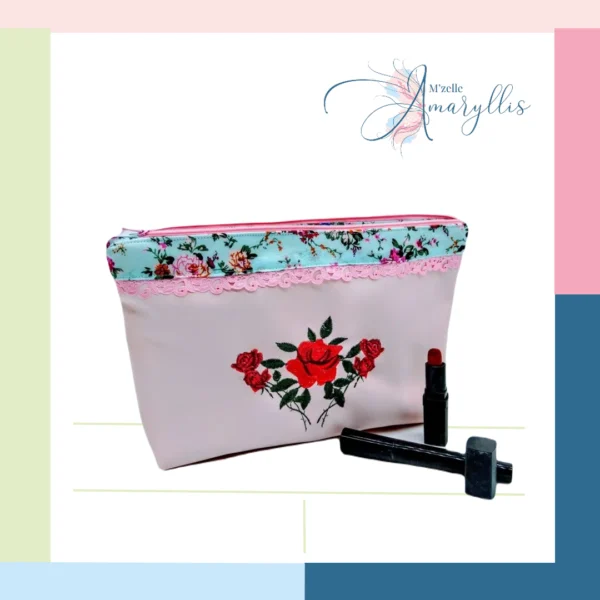 Trousse Élégance Rose