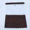 Filet-lavage-marron-a-pois-blancs