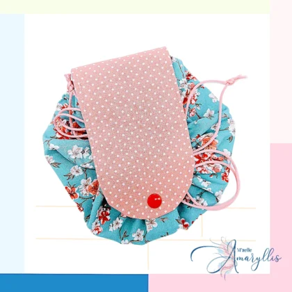 Trousse bourse floral