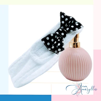 Bandeau de soin nœud noir