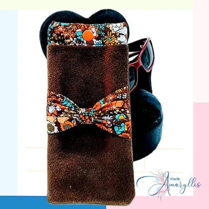 Etuis à lunettes nœud rétro 70