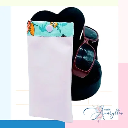 Etuis à lunettes rose pâle