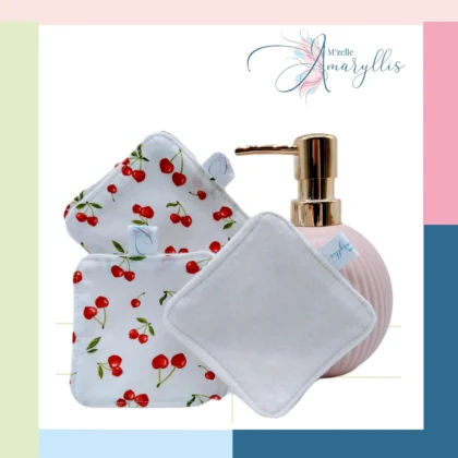 Lot de 7 lingettes molleton Cherry