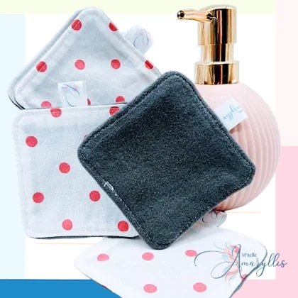 Lot de 7 lingettes molleton Rosie