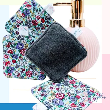 Lot de 7 lingettes molleton printanier