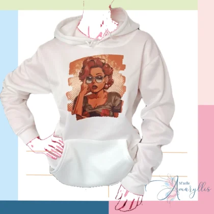 Sweat capuche Divine Rousse