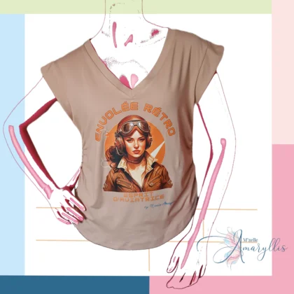 T-shirt Envolée Rétro
