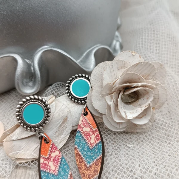 Boucles d'oreilles Vibration Bohème – Image 3