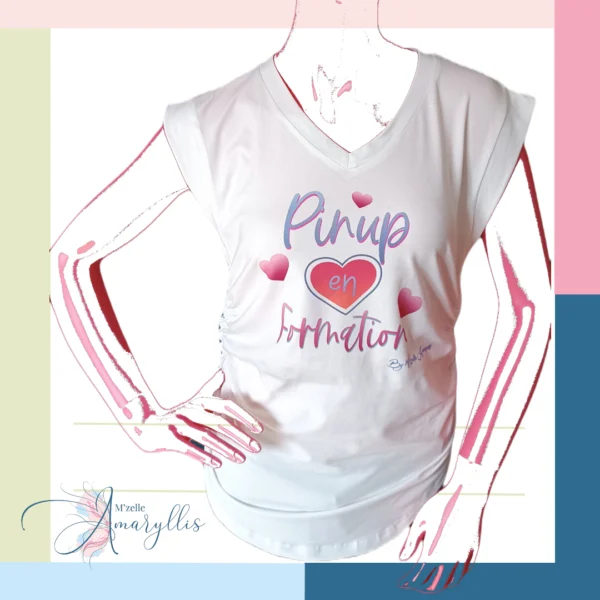 T-shirt Pinup en formation