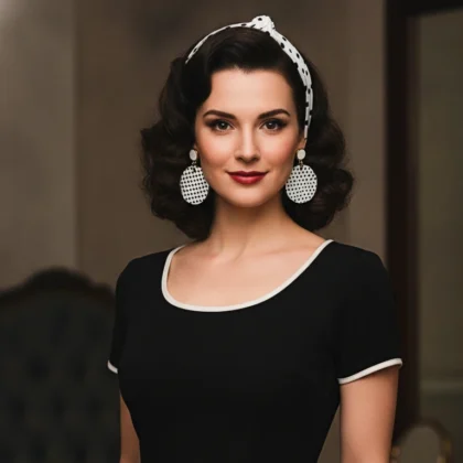 Boucles d'oreilles Pétillante Rétro