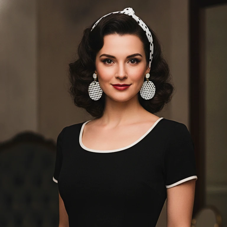 Boucles d'oreilles Pétillante Rétro