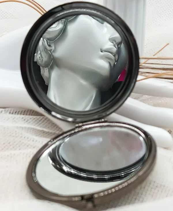Louise - Miroir de poche rétro chic – Image 3