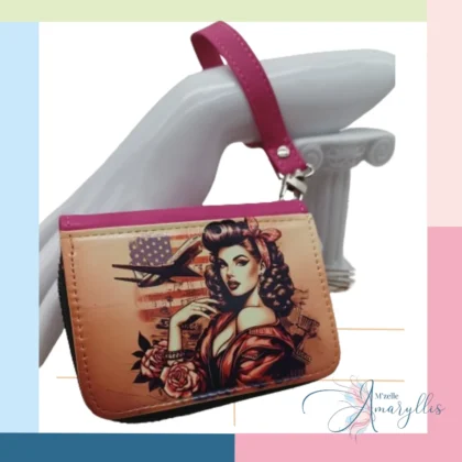 Porte-monnaie rétro Ava