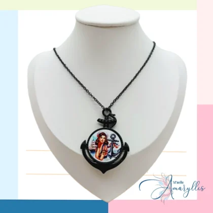 Collier Pin-Up Marine