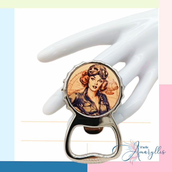 Décapsuleur Miss Aviatrix