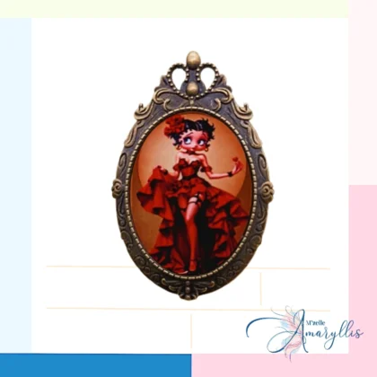 Broche & Pendentif Betty Boop Flamenco Vintage
