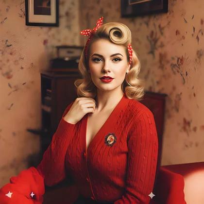 Broche Sweetheart Pin-up