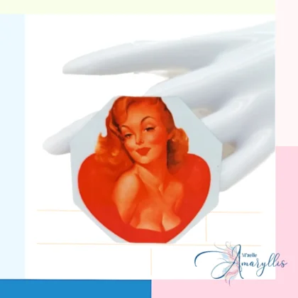 Magnet Red Heart Pin-up