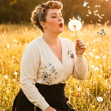Cardigan Envol Poétique