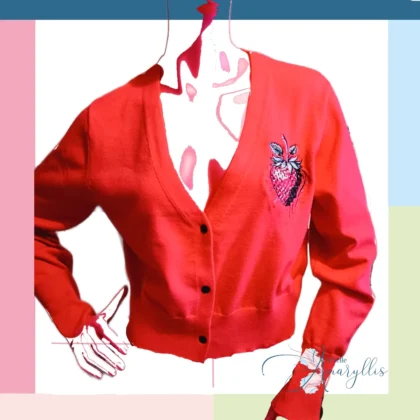 Cardigan Fraise Rebelle