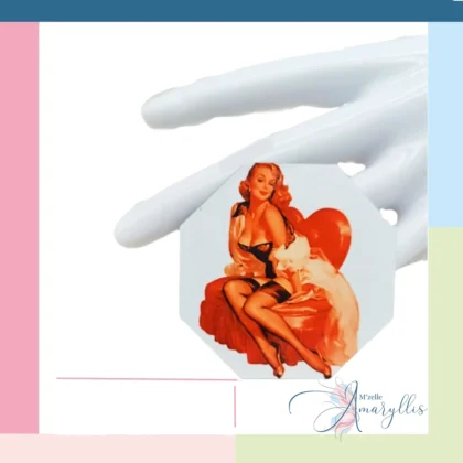 Magnet rétro pin-up Ruby Love