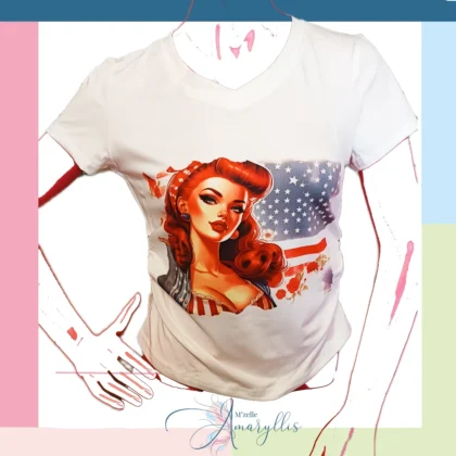 T-shirt Liberty Pin-Up