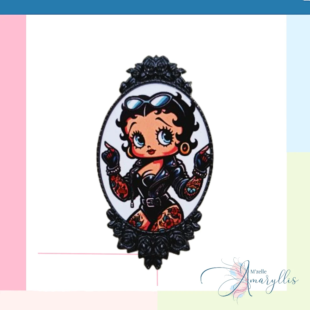 Broche Pin-Up Betty Rock Tattoo