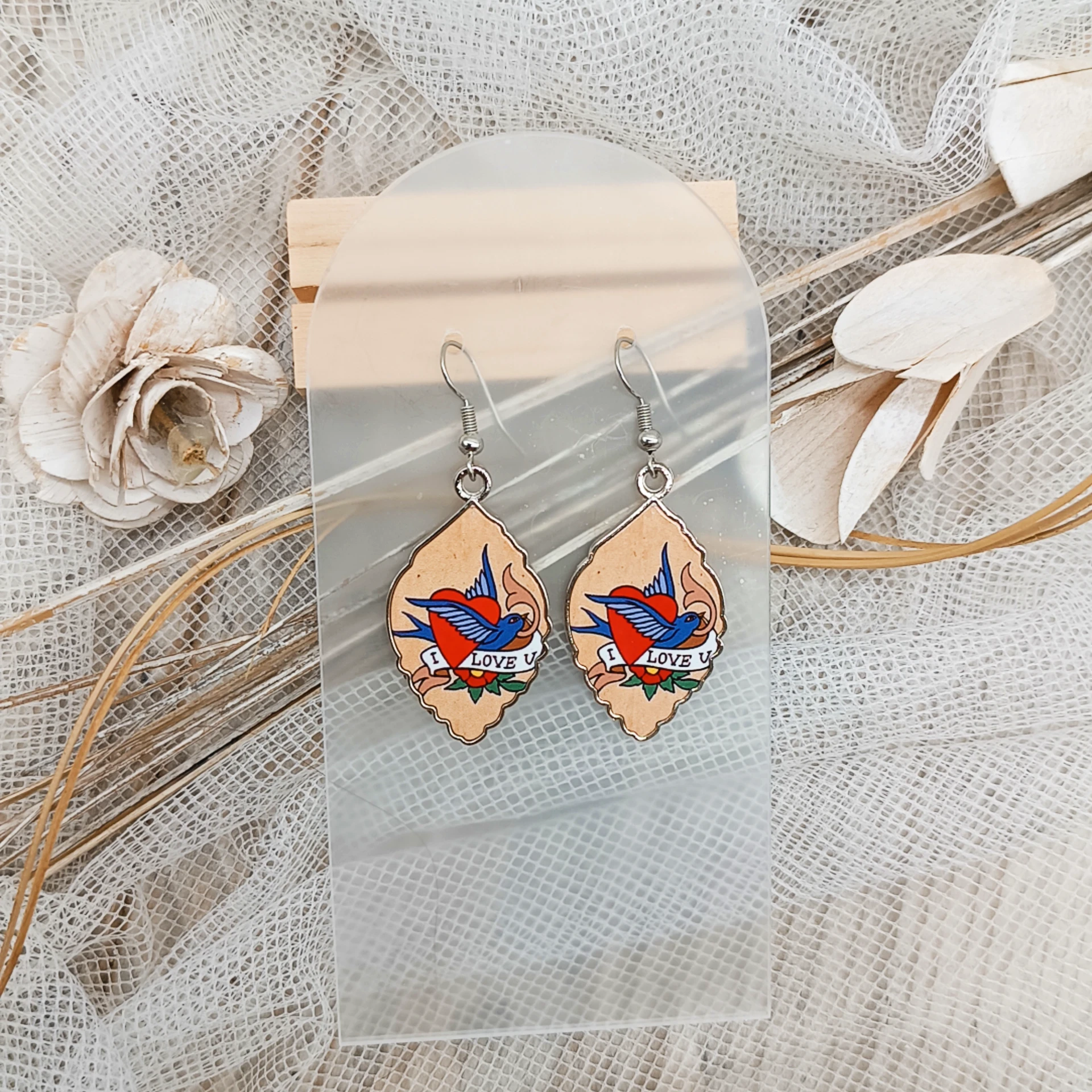 Boucles d'oreilles Love Bird – Image 3