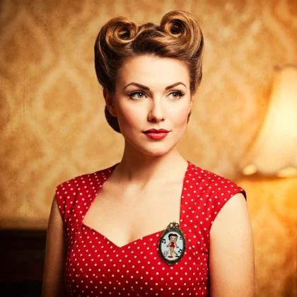 Broche Vintage Betty Melody