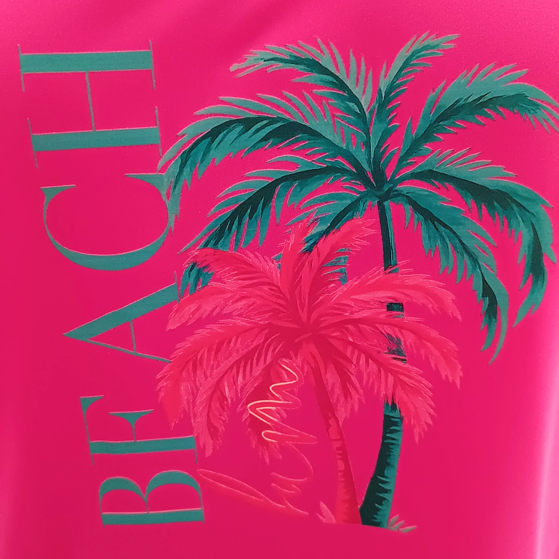 T-shirt Pink Beach Paradise – Image 2