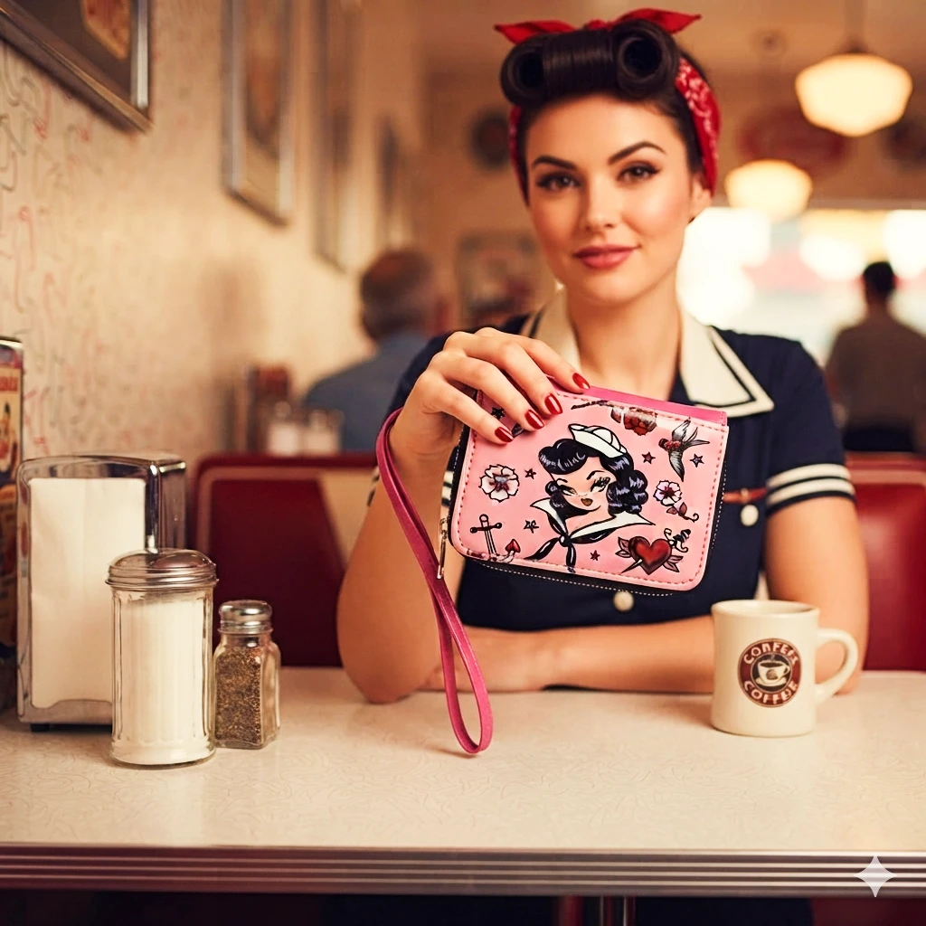 Porte-monnaie Pink Sailor