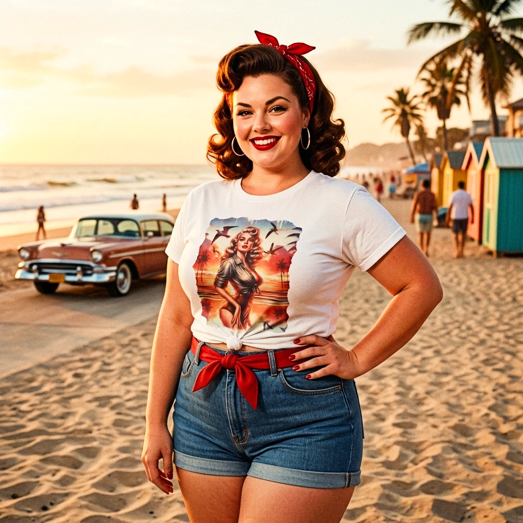 T-shirt-California-Sunset