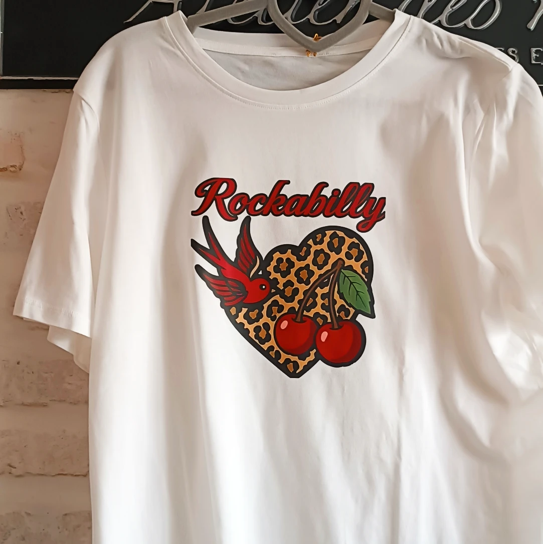 T-shirt Cherry Rockabilly – Image 3