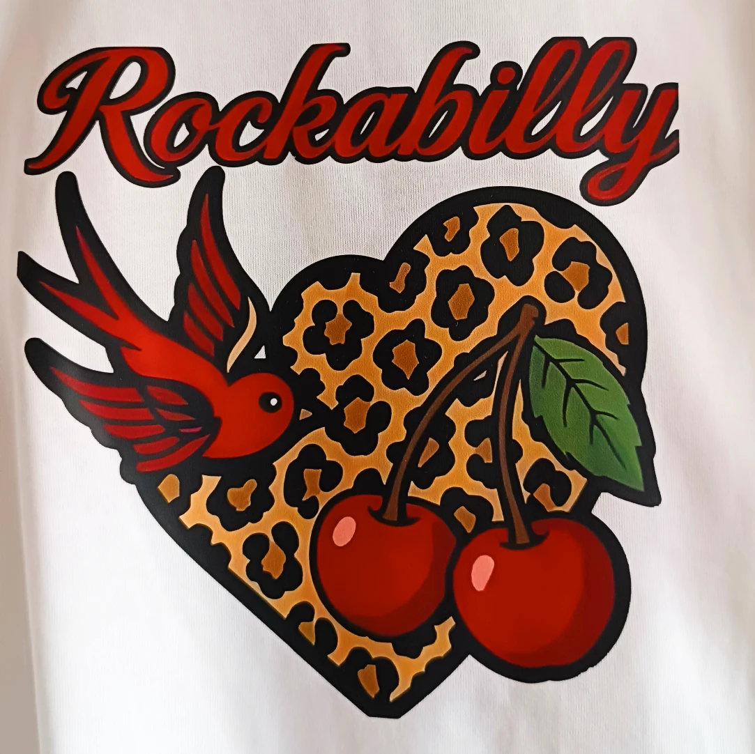 T-shirt Cherry Rockabilly – Image 2