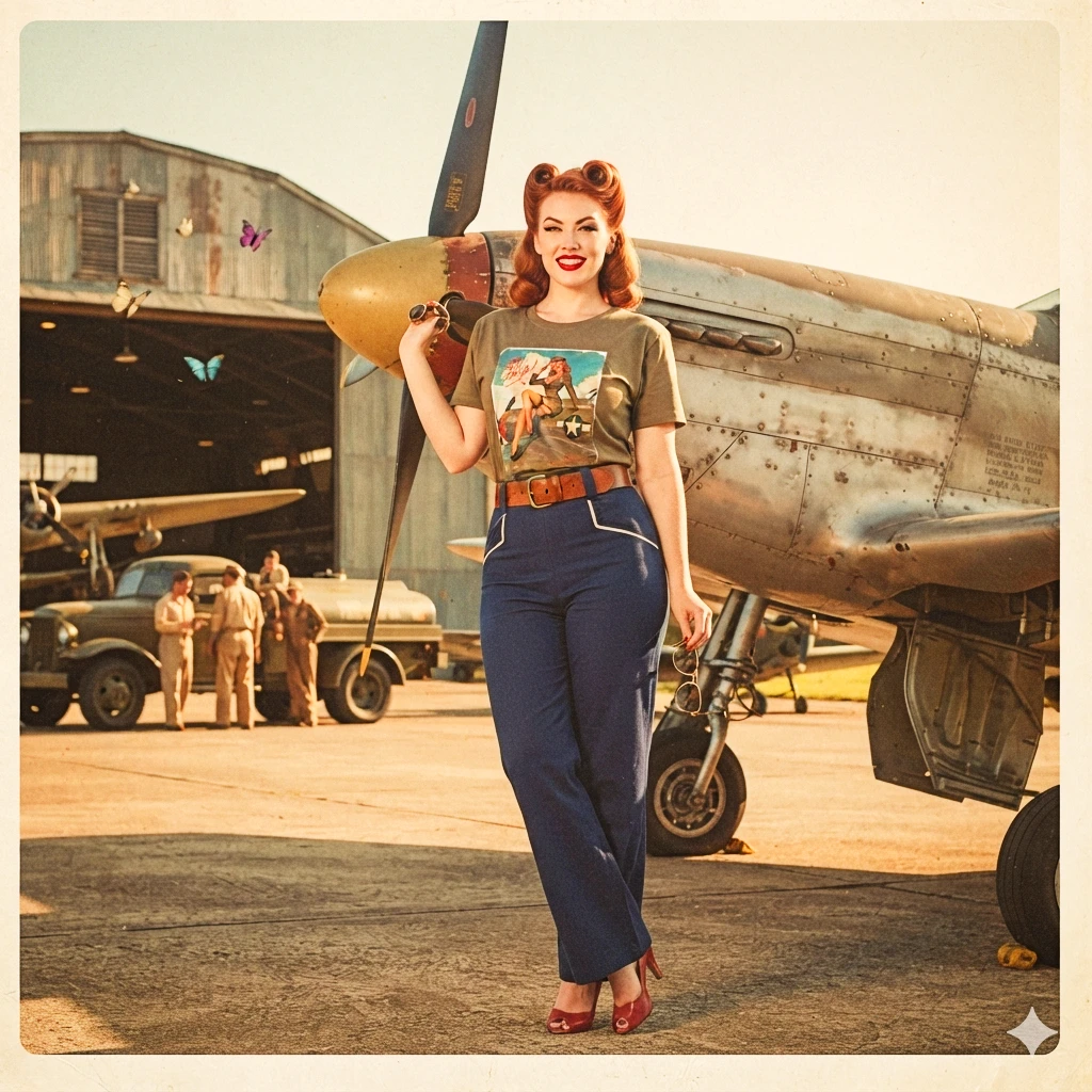 T-shirt Fly High Pin-Up
